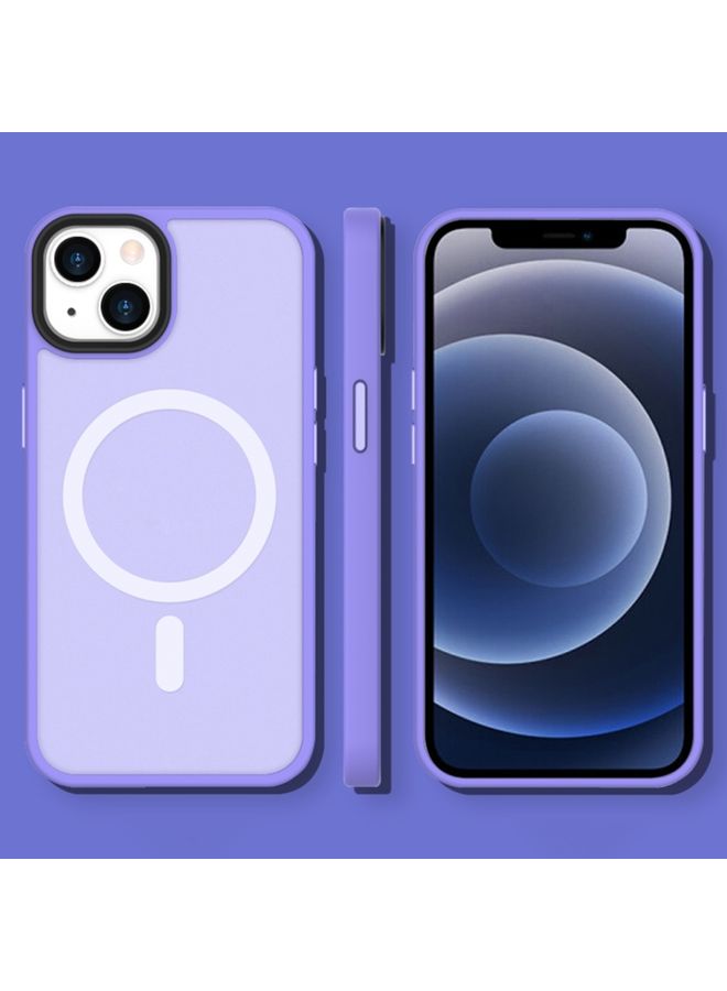 BGM Case Cover For iPhone 13 Magsafe Magnetic Phone Case Light Purple