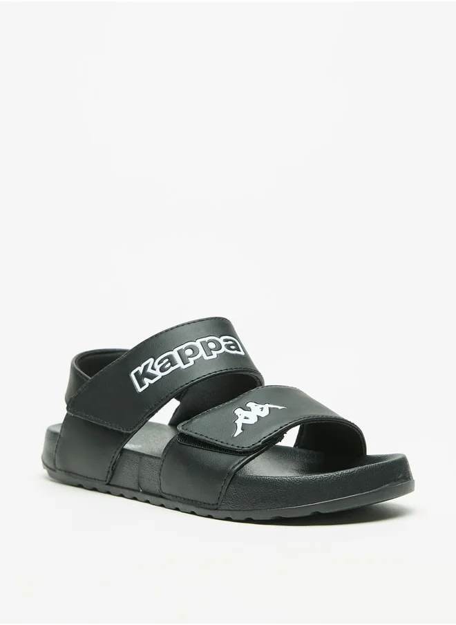 Kappa Boys Strappy Sandals with Hook and Loop Closure