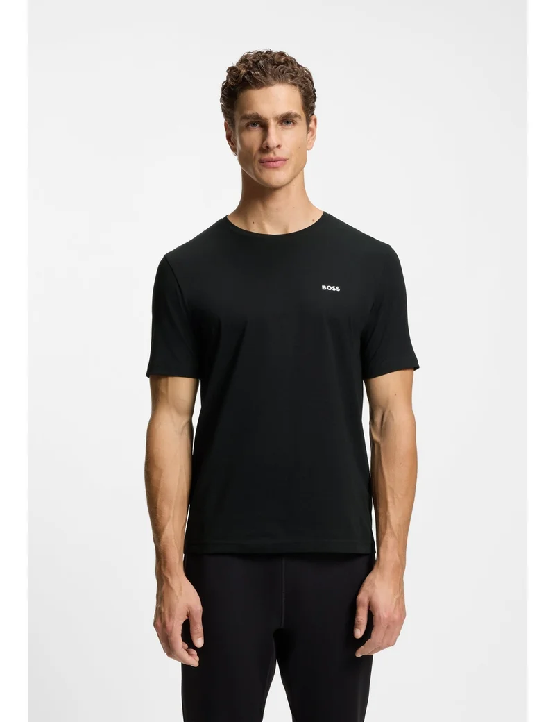 BOSS Two-pack of regular-fit T-shirts in stretch cotton