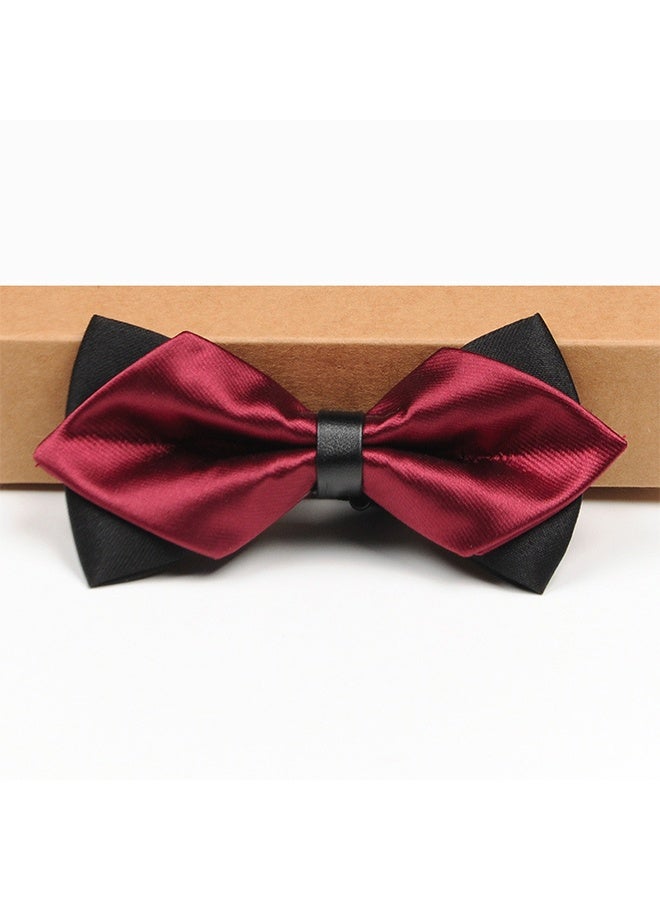 5 Pack Men's Pre-Tied Bow Ties Tuxedo Bowtie Adjustable Classic Formal Neck Bowtie for Wedding Party - Image 3