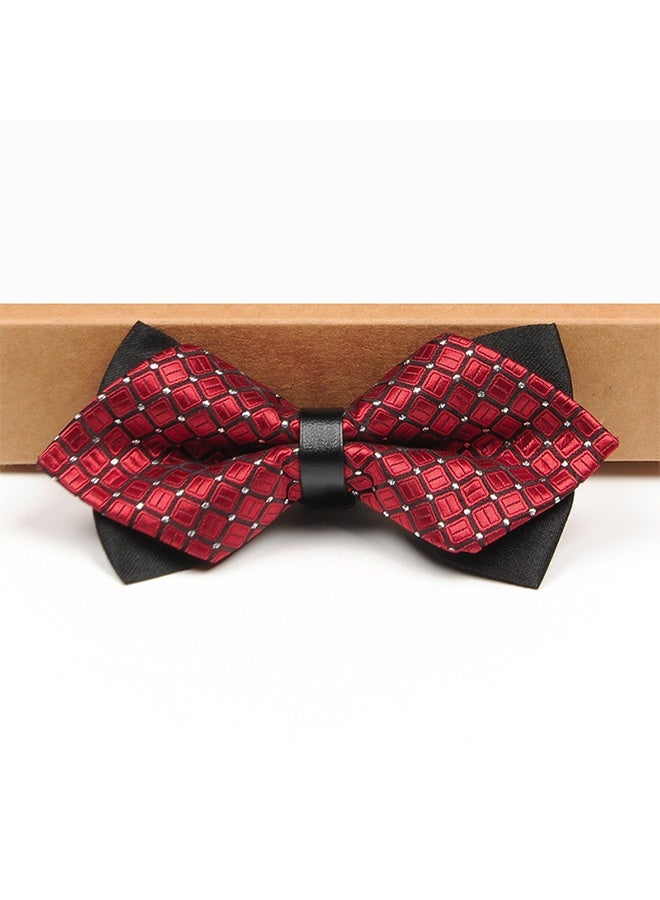 5 Pack Men's Pre-Tied Bow Ties Tuxedo Bowtie Adjustable Classic Formal Neck Bowtie for Wedding Party - Image 4