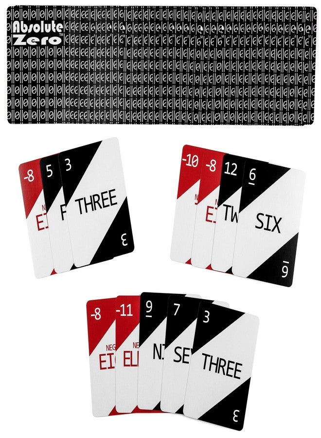 Absolute Zero Math Card Game for Kids and Families - Mathematics Educational Integer Game for Learning at Home, Classroom, Travel - Award Winning Education Math Games Developed by a Math Teacher - Image 2