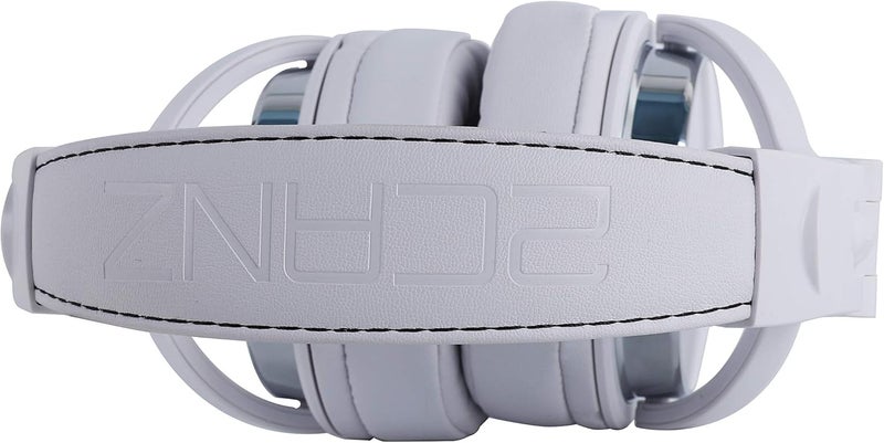 2CANZ Pro Matte White Over-Ear Professional Wired DJ Headphones - Closed Back, Plush Ear Cushions, Adjustable Earpads, Foldable, and Joint Listening - Image 3