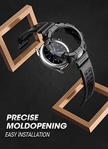 SUPCASE for Samsung Galaxy Watch 3 45mm Band with Case (Unicorn Beetle Pro), [Military-Grade Drop Protection] Rugged Men Cover with Adjustable Strap Band for Samsung Galaxy Watch 3 45mm, Black - Image 5
