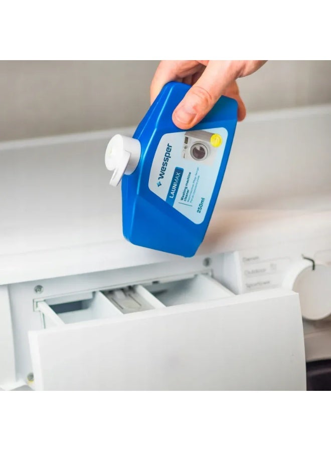 سائل تنظيف غسالة من ويسبر LaunMax سعة 250 مل – منظّف لغسالة الملابس - Image 4