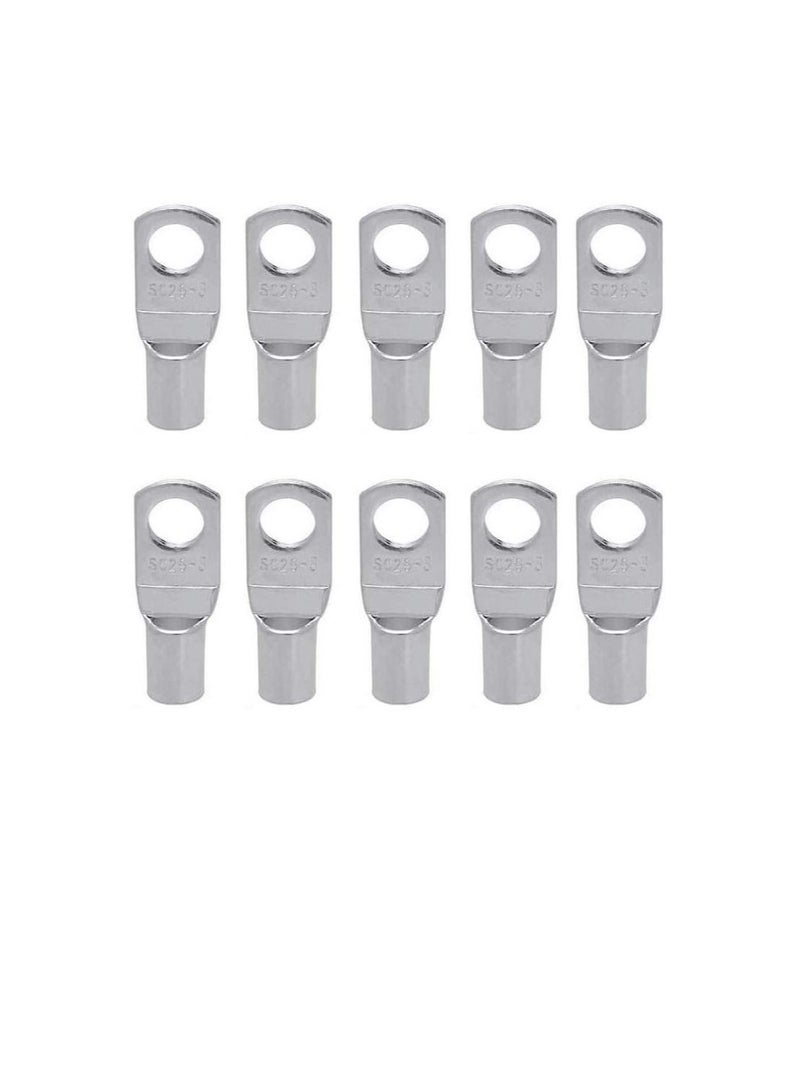 Copper Cable Lugs 10Pcs Set-Wire Terminals, Connector Cable lugs Ring Battery SC Terminals, for Marine, Solar, Automotive, Electric, Home Applications etc (Hole Size 16mm, Cable Size 150mm)  - Image 3