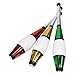Zeekio Pegasus Juggling Club Set Premium Quality Beginner to Pro Set of 3 RedGoldGreen - Image 2