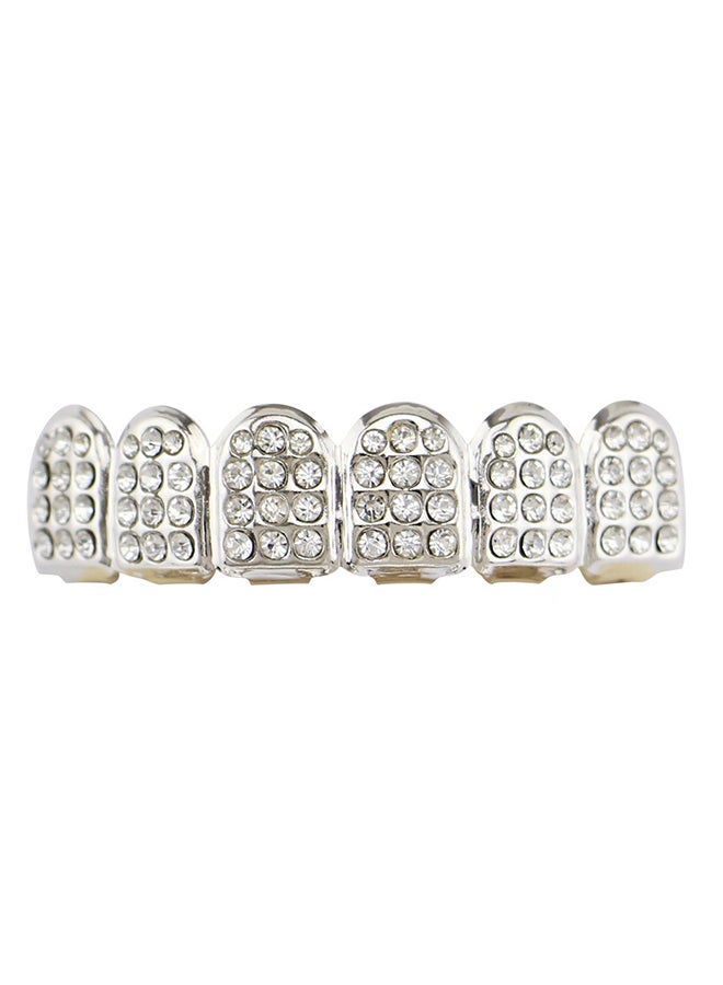 NIBEMINENT Simulated Diamond For Mouth Top Or Bottom Hip Hop Teeth Cap  - Image 2
