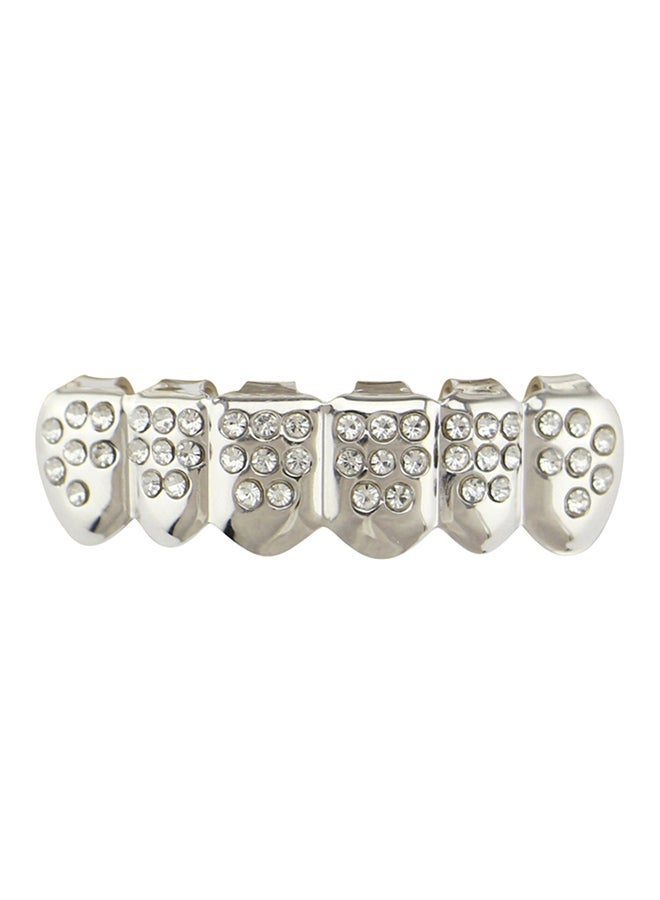 NIBEMINENT Simulated Diamond For Mouth Top Or Bottom Hip Hop Teeth Cap  - Image 1