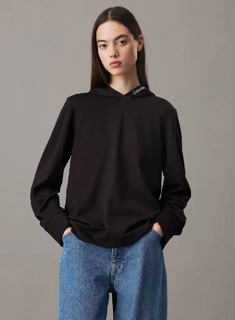 Calvin Klein Jeans Relaxed Milano Jersey Hoodie