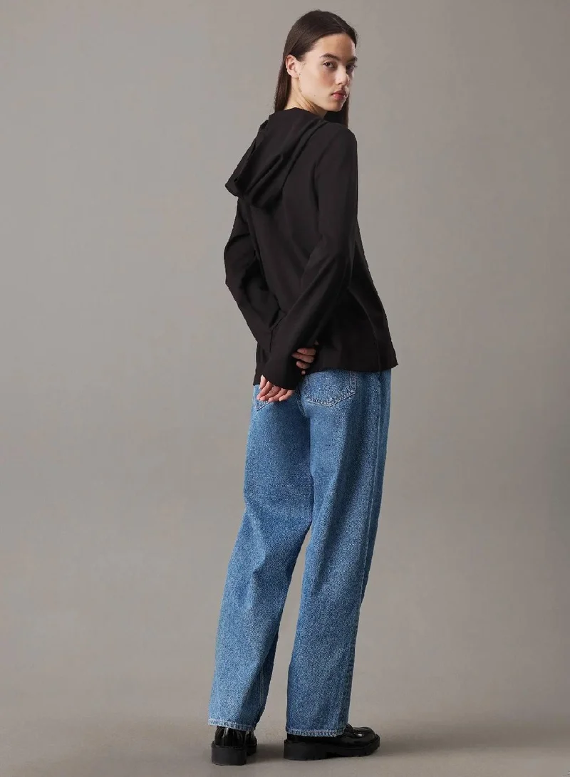 Calvin Klein Jeans Relaxed Milano Jersey Hoodie