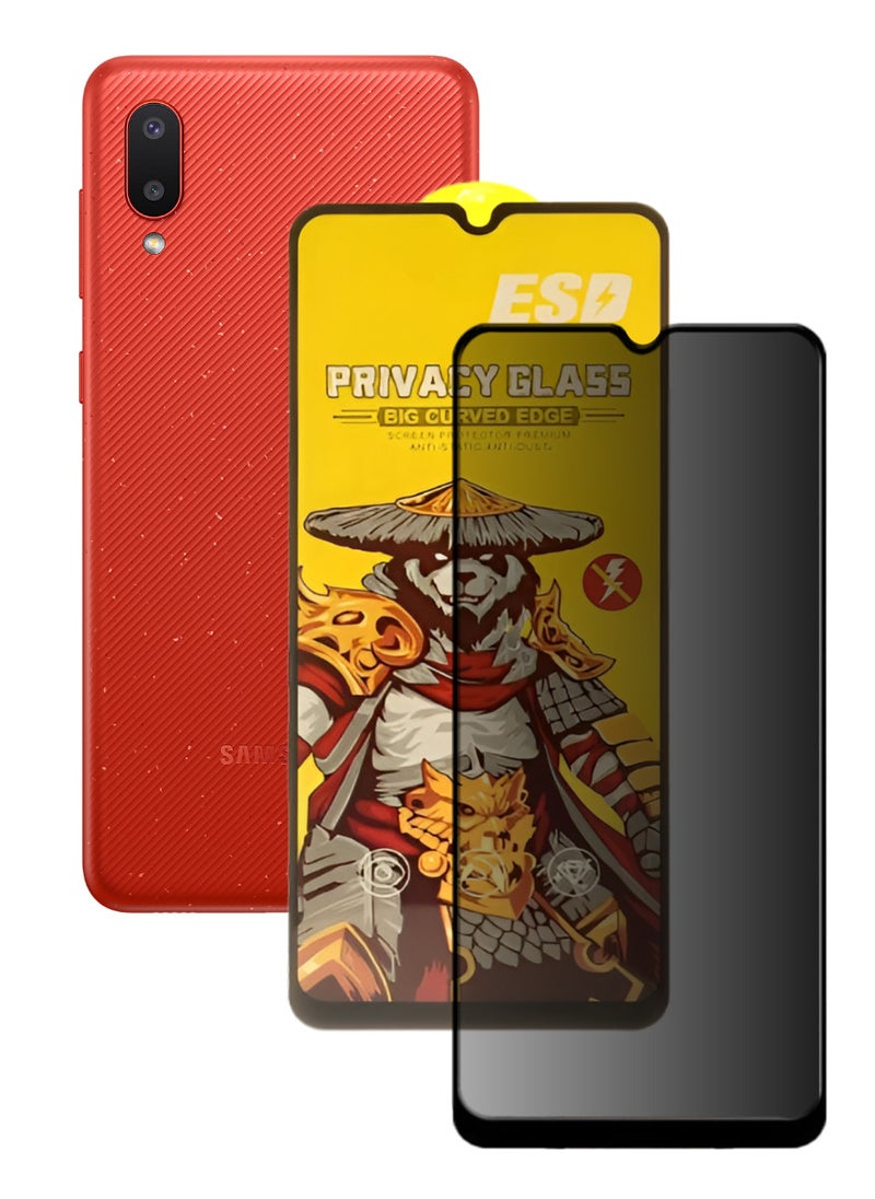 ESD Tempered Dustproof Glass Screen Protector Compatible For Samsung Galaxy A02 - Image 1