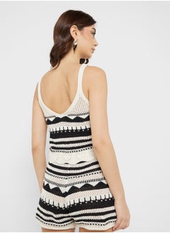 ONLY Onlmerida Life Sl Crop V-Neck Top Knt  - Image 2