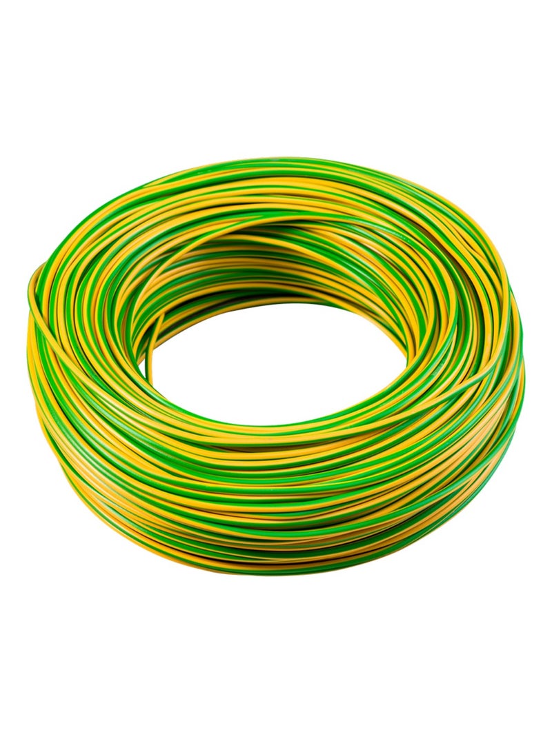 Duravel Duravel Copper Wire Conductor for Electrical Power Transmission (YELLOW-GREEN 10 METER, 1.5MM)  - Image 1