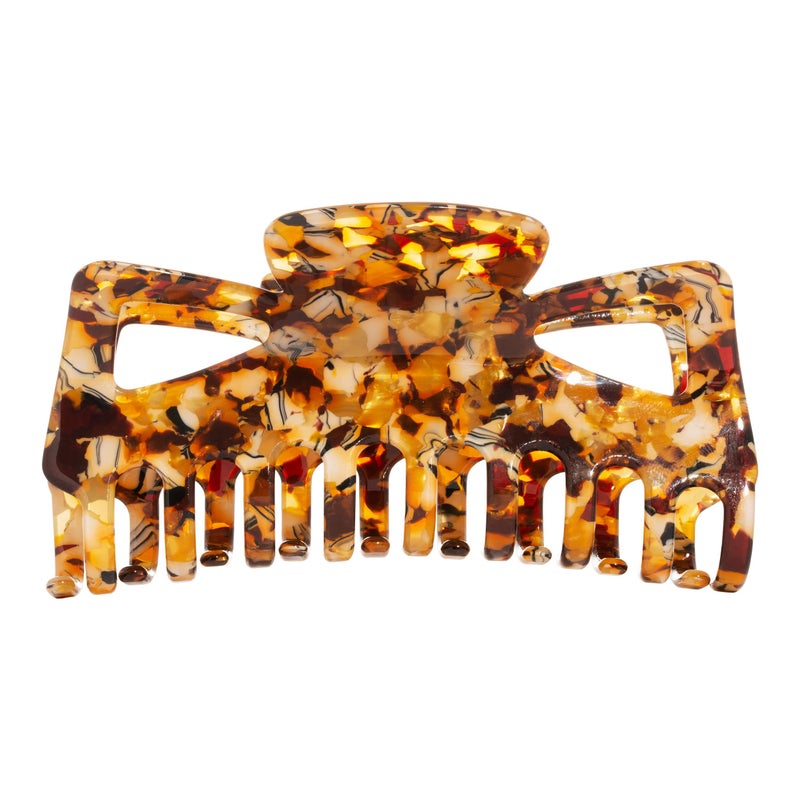 L. Erickson Brittany Claw Claw Hair Clip, Orange, 1 Count (Pack of 1), Unisex, All Hair Types, Modern Animal Print, Women's Accessories, Everyday Use - Image 2