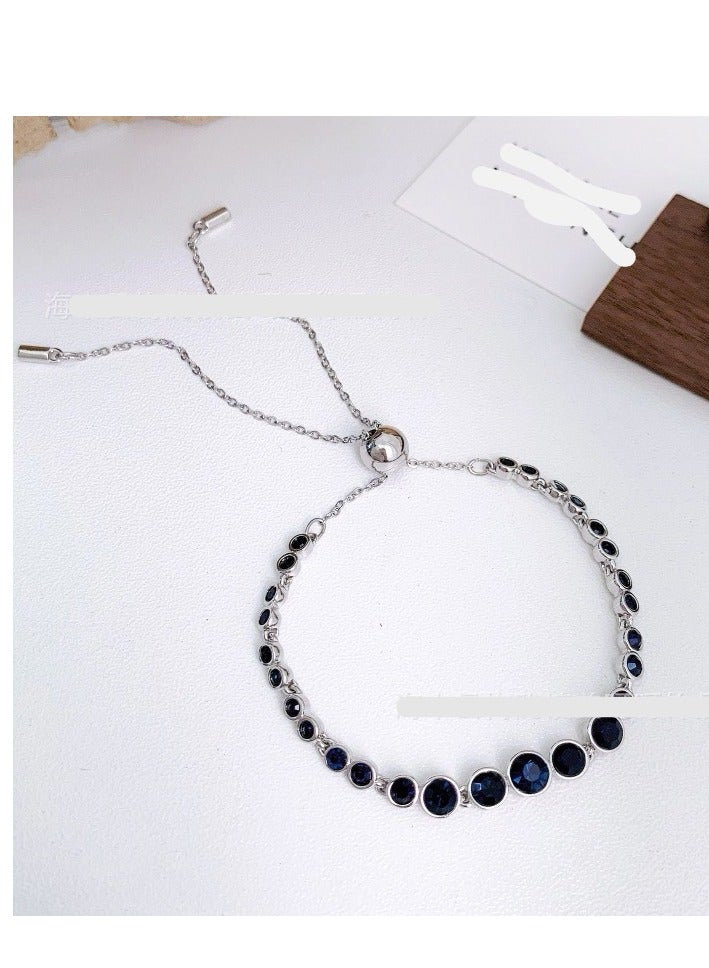 Jewelry Emily Austrian Crystal Simple Full Diamond Bracelet