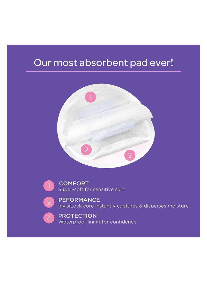 وسادات رضاعة لانسينو ستاي دراي للاستعمال مرة واحدة للرضاعة الطبيعية، 200 قطعة (عبوة من قطعة واحدة) - Image 4