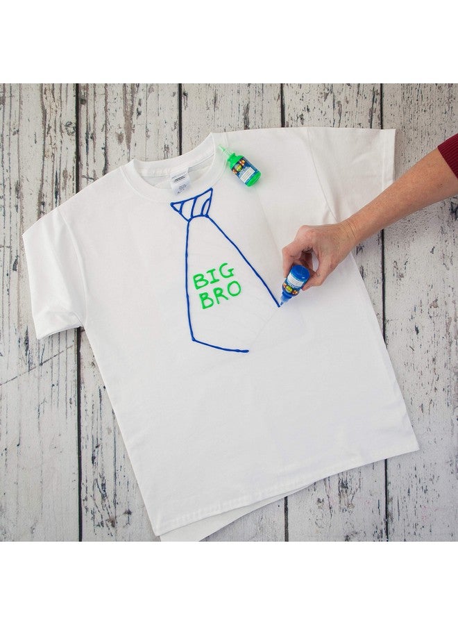 I Love To Create Bulk Buy: Scribbles Shiny 3D Paint Pack Of 20 Ultra Bright Nontoxic & Permanent Dimensional Paints For Fabrics Tshirts Backpacks Posters Glass Wood And More 1 Fl Oz (Pack Of 20) - Image 3