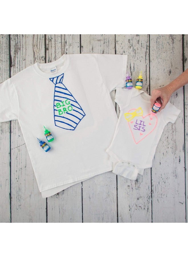 I Love To Create Bulk Buy: Scribbles Shiny 3D Paint Pack Of 20 Ultra Bright Nontoxic & Permanent Dimensional Paints For Fabrics Tshirts Backpacks Posters Glass Wood And More 1 Fl Oz (Pack Of 20) - Image 4