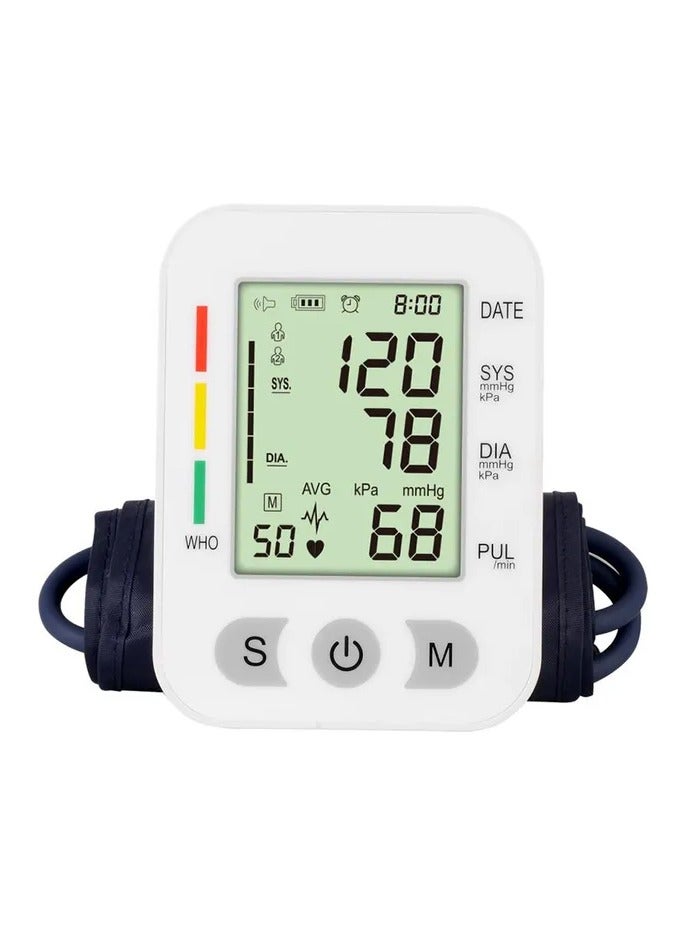 Spectrum RAK-269 Electronic Blood Pressure Monitor with LCD Display Voice Assistance and USB Connectivity Accurate Oscillographic Detection 99 Memory Storage Ideal for Home Health Care - Image 1