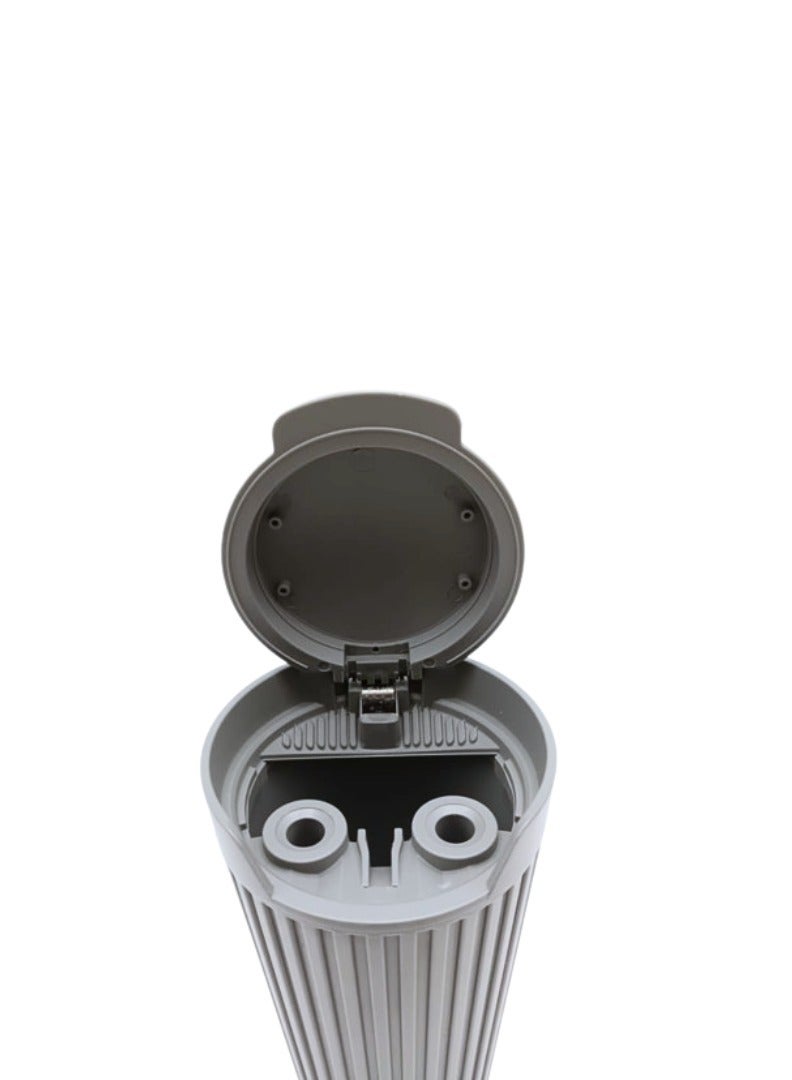 Liying Mug Shape Design with Cigarettes Holder | Indoor and Outdoo Cigar Ashtrays for Home, Office Table top Decoration, Clear Table top Ashtray (13.5cmx8.5cmx9cm) - Image 2