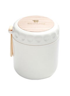 Insulated Food Container With Handle Portable Microwaveable Breakfast Cup Insulated Lunch Containers With Spoon Sealed Soup Container Soup Cup Microwaveable Soup Holder Water Cup Food