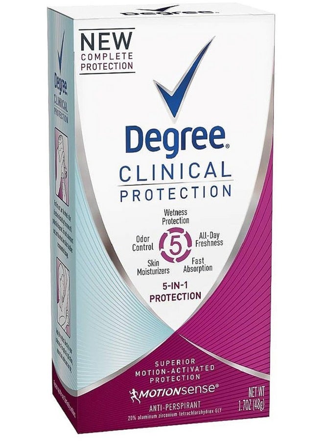 ديجري مضاد التعرق 5 في 1 من Clinical Protection، 1.70 أونصة (عبوة من 3 قطع)  - Image 1