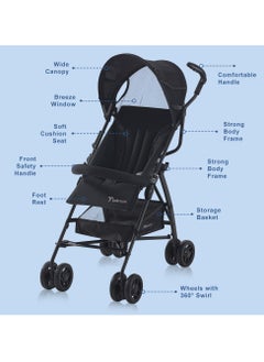 TEKNUM Teknum Eco Lite Stroller - Black  - Image 4