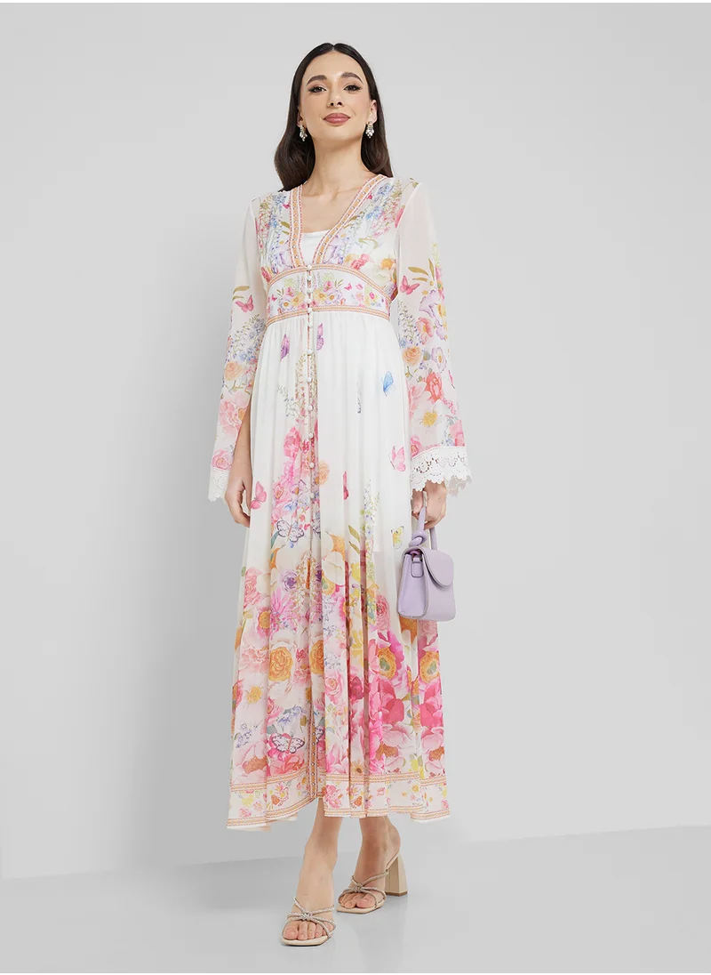 ايلا Floral Print Dress