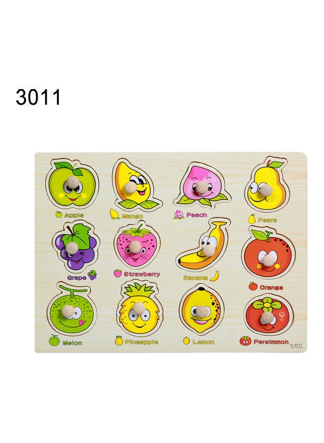 NIBEMINENT Fruits Themed Board Puzzle Set