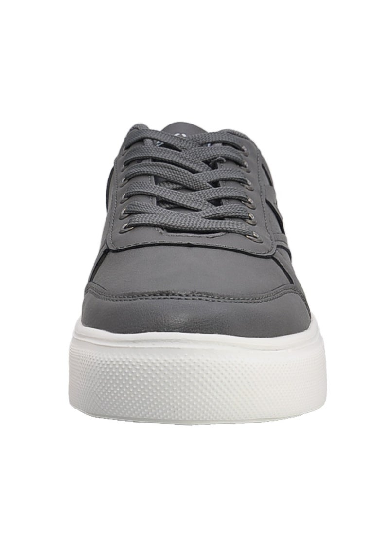 Sky View Athlesiure Men's Classic Low Top Shoes Fashion Sneaker with Soft Insole Causal Dress Shoes for Men Comfortable Walking Skate Shoes Grey  - Image 3