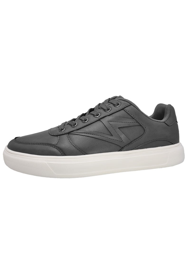 Sky View Athlesiure Men's Classic Low Top Shoes Fashion Sneaker with Soft Insole Causal Dress Shoes for Men Comfortable Walking Skate Shoes Grey  - Image 2