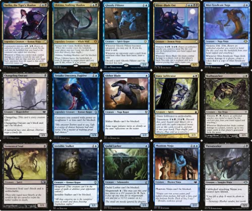 MTG Decks & More Ninja Commander Deck Yuriko Dimir Blue Black EDH 100 Card Custom Magic The Gathering Deck Very Strong - Image 5