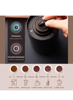 Electric Coffee Grinder,USB Rechargeable Portable Automatic Adjustable Coarse Fine Ground Coffee Bean Grinder With Cleaning Brush And Charge Cable For Home Office Restaurant Car Outdoor Indoor - pzsku/ZE555CAA36AF2E6C2F56BZ/45/_/1690347726/70d5432d-d46f-43c6-bcbd-d42eaedb91f9