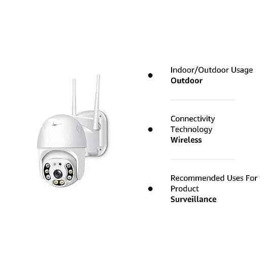 HD dom Camera 1080p 12mp Ptz Outdoor Ip66 Waterproof - Image 4