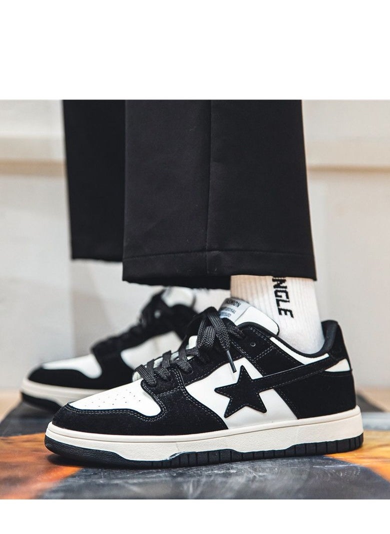 KUYING - New Fashion Trend Men's Board Shoes Gradient Low Top Sports Shoes - Image 1