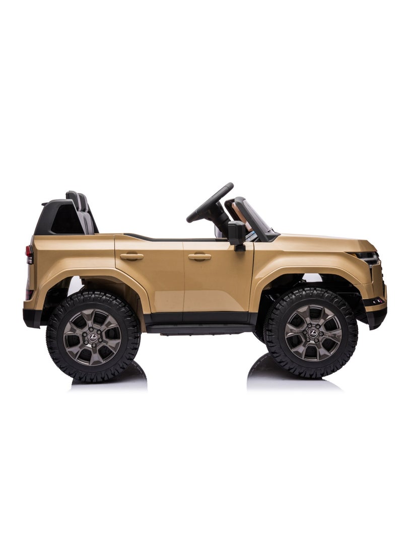 Lexus GX550 Electric Ride On Car - Beige - Image 2