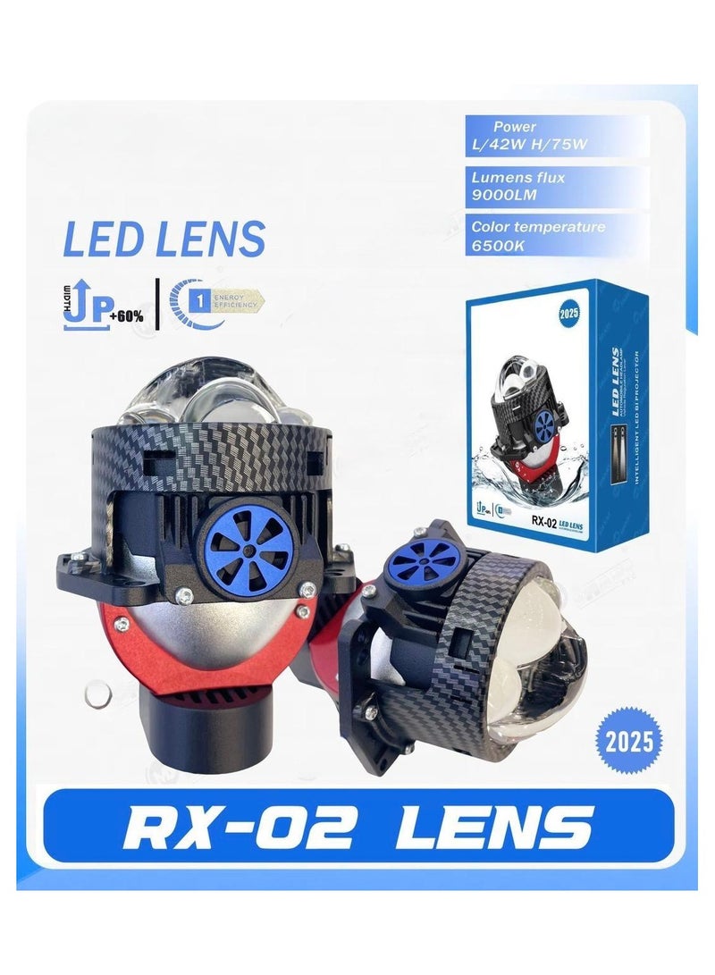 RX-02 LED Lens, 8000LM, 42W/75W, 6500K Colour Temperature, Energy Efficient Projector  - Image 2