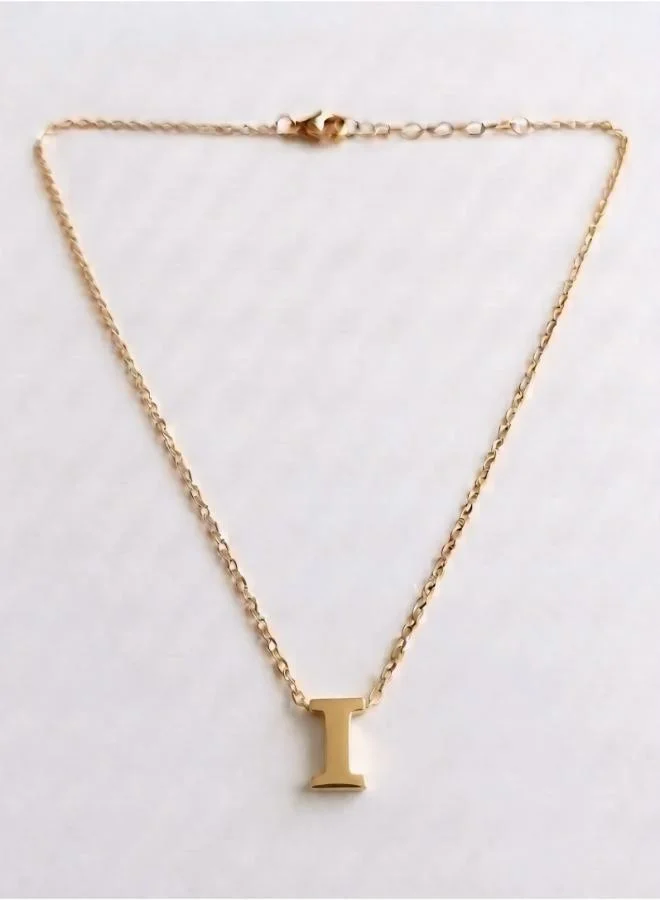 Rovaux  Initial I Pendant Necklace for Women | Best Price UAE