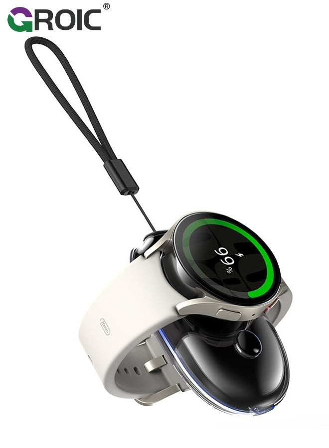 GROIC 1000mAh Portable Charger, Removable Charging Dock for Apple Watch, Power-Bank for Apple Watch, Magnetic Watch Charger - Image 1