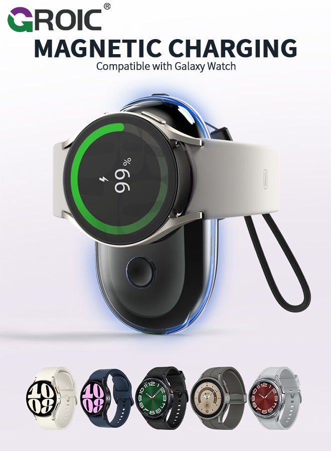 GROIC 1000mAh Portable Charger, Removable Charging Dock for Apple Watch, Power-Bank for Apple Watch, Magnetic Watch Charger - Image 3