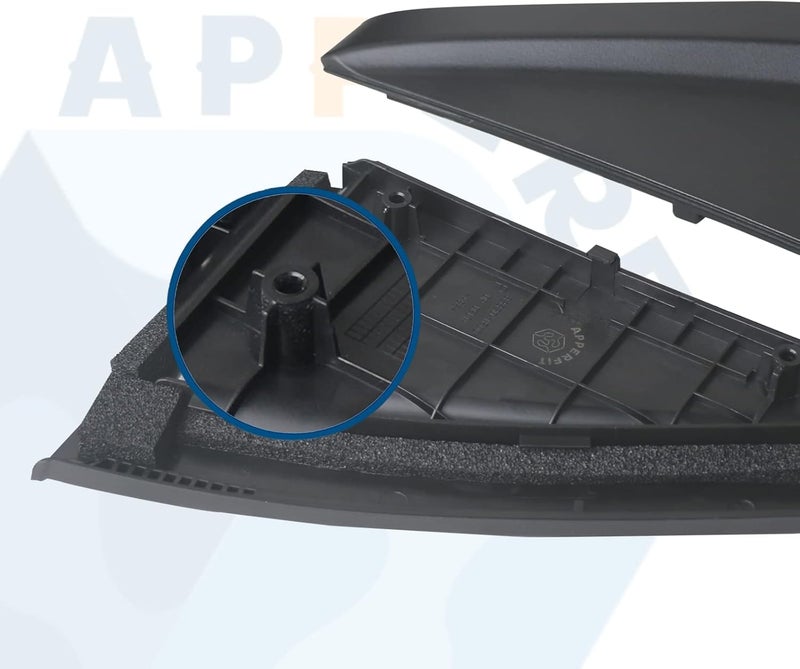APPERFiT KIA Sportage 2005-2010 Rear Door Black ABS Plastic Molding - Image 5