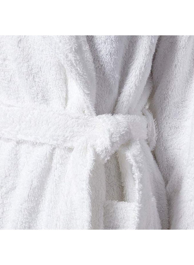 تى ام هوم روب فندقي قطيفي – قطن طبيعي 100% | عالي الامتصاص ومعالج ضد الحساسية والوبرة | برنص فنادق فاخر – TM Home - Image 4