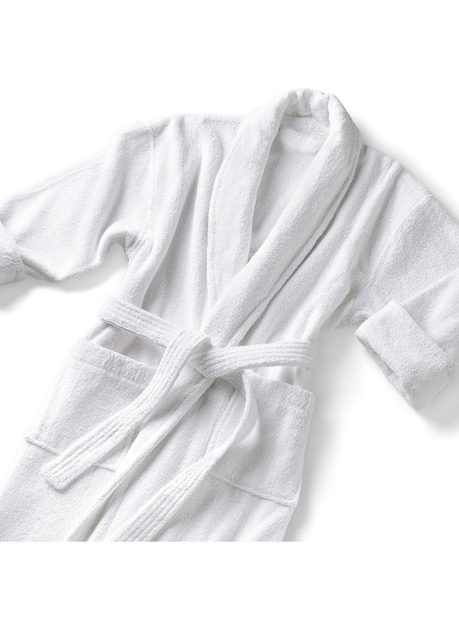 تى ام هوم روب فندقي قطيفي – قطن طبيعي 100% | عالي الامتصاص ومعالج ضد الحساسية والوبرة | برنص فنادق فاخر – TM Home - Image 2