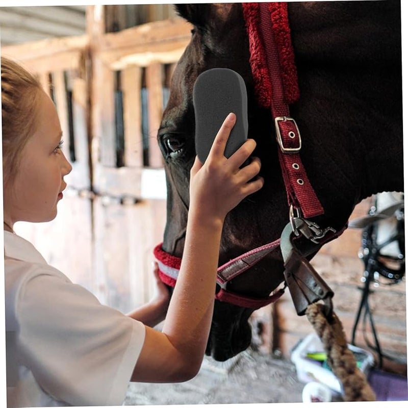 5 قطع من إسفنجات تنظيف الخيل الناعمة لإزالة العرق والأوساخ، سهلة التنظيف، محمولة للاستحمام - Image 5