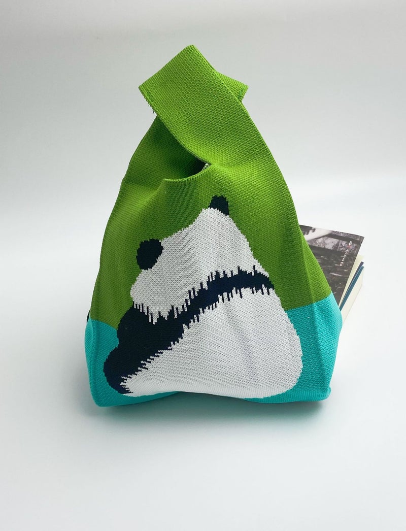 Bag Niche Design Simple Knitted Handbag Hand Carrying All-Match Portable Gift Bag Original Korean Style - Image 1