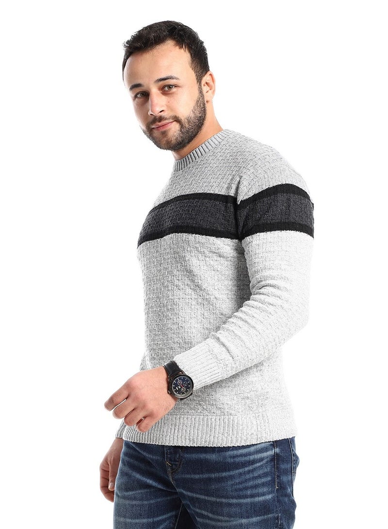 Caesar Wool Mens Pullover With Multi Design  - Image 3