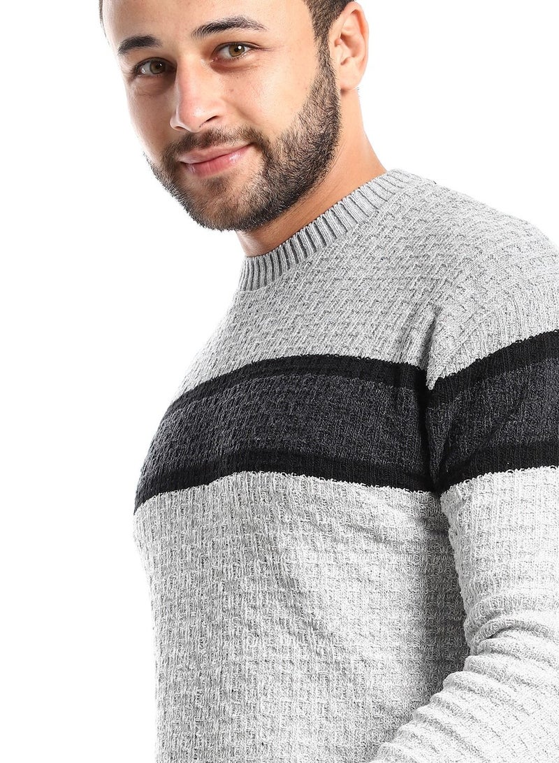 Caesar Wool Mens Pullover With Multi Design  - Image 5