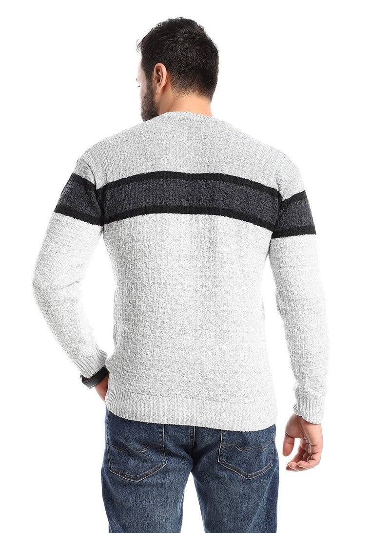 Caesar Wool Mens Pullover With Multi Design  - Image 4
