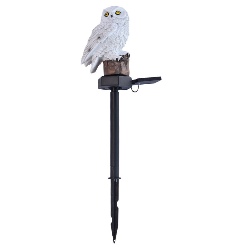 Solar Resin Owl Ground Stake Light Outdoor LED Lamp for Garden Decor Lawn Landscape Lamp - Image 5